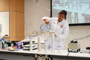 Pratishtha Verma in a lab